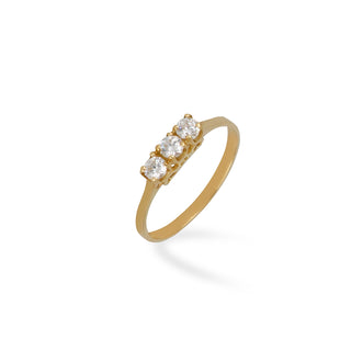 Anello Fabiani trilogy con zirconi taglio brillante - Fabiani Gioiellerie