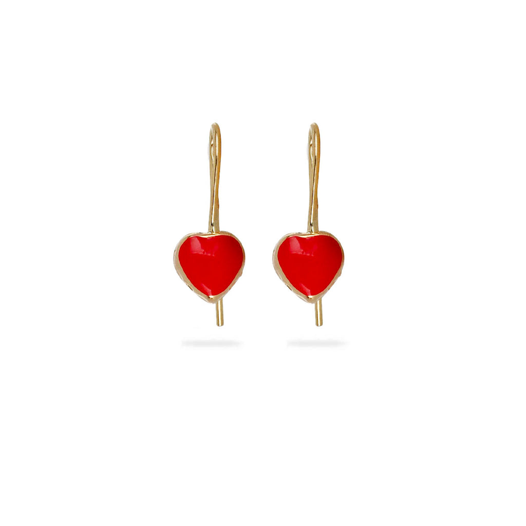 SINGULARU Orecchino Singolo Prawn Enamel – Gamberetto In Ottone Placcato Oro 18Kt E Smalto - 2