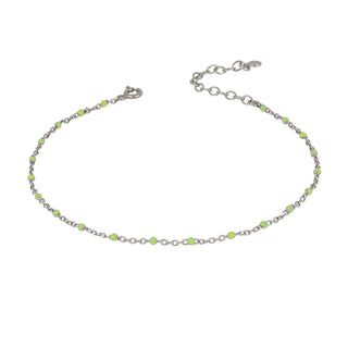 Cavigliera Fabiani in argento 925 con smalti - Fabiani Gioiellerie