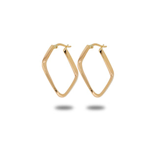 Orecchini Fabiani cerchi in oro giallo 9Kt - Fabiani Gioiellerie