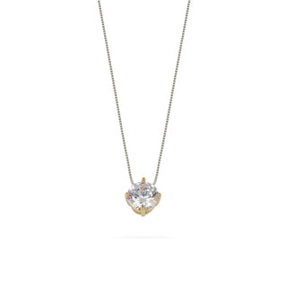 Collana Fabiani punto luce in argento con zircone - Fabiani Gioiellerie