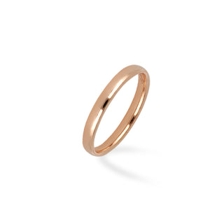 Anello Fede Fabiani comoda in oro rosa 18Kt - Fabiani Gioiellerie