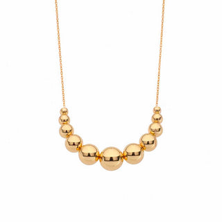 Collana Fabiani in oro giallo 18Kt con sfere