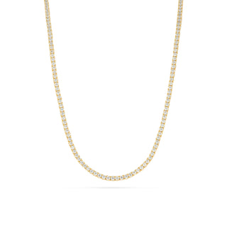 Collana Fabiani tennis in argento 925 dorato - Fabiani Gioiellerie