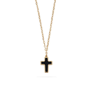 Collana Fabiani in oro giallo 18Kt con croce - Fabiani Gioiellerie