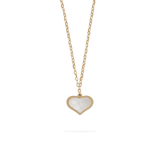 Collana Fabiani in oro giallo 18Kt con cuore - Fabiani Gioiellerie