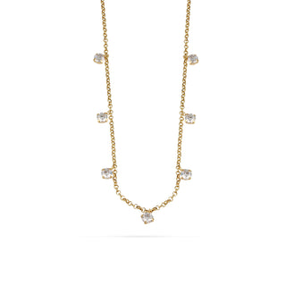 Collana Fabiani in oro giallo 9Kt con zirconi - Fabiani Gioiellerie