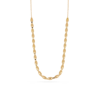 Collana Fabiani chicco di riso in oro giallo 18Kt - Fabiani Gioiellerie