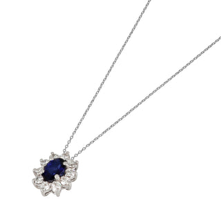 Collana Fabiani con zaffiro e diamanti - Fabiani Gioiellerie