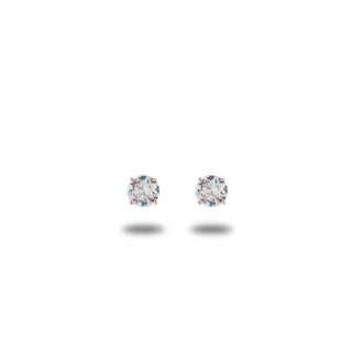 Orecchini Fabiani punto luce in argento 925 rosato - Fabiani Gioiellerie