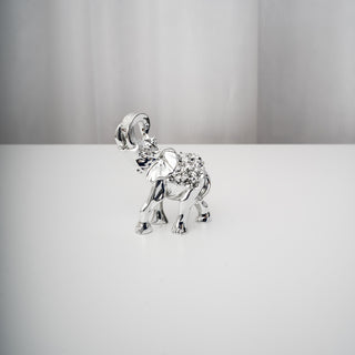 Statuina Elefante Argentato Meridien