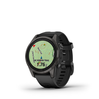 GARMIN epix™ Pro (Gen 2) – Sapphire Edition | 42 mm - Carbon Gray DLC Titanium con cinturino Black