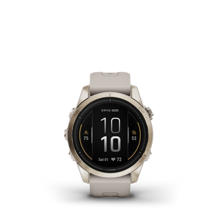 GARMIN epix™ Pro (Gen 2) – Sapphire Edition | 42 mm - Soft Gold con cinturino Light Sand