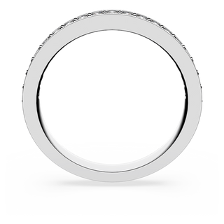 Anello Matrix, Bianco, Placcato rodio