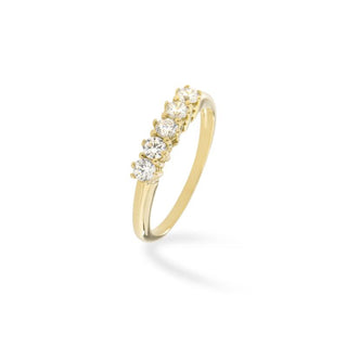 Anello Fabiani riviera con zirconi taglio brillante - Fabiani Gioiellerie