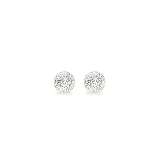 Orecchini Fabiani in oro bianco 9Kt con crystal white - Fabiani Gioiellerie
