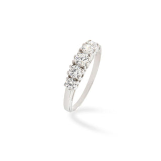 Anello Fabiani riviera con zirconi taglio brillante - Fabiani Gioiellerie