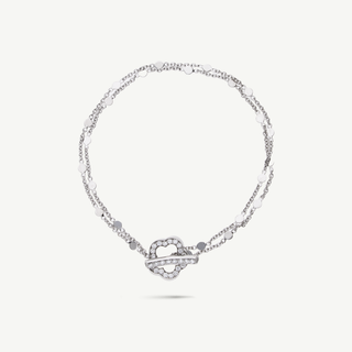 Bracciale Pasquale Bruni doppio filo in oro bianco