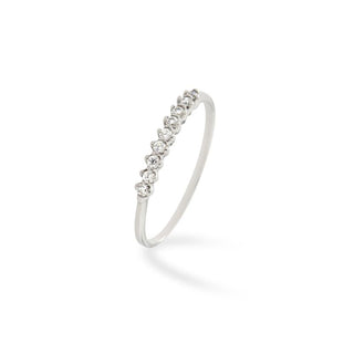 Anello Fabiani riviera con zirconi taglio brillante - Fabiani Gioiellerie