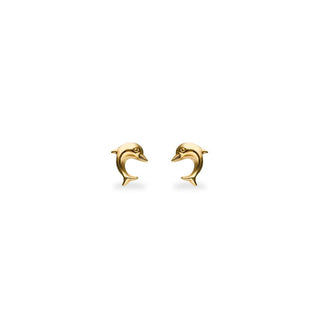 Orecchini Fabiani con delfini in oro giallo 18Kt - Fabiani Gioiellerie
