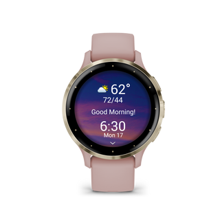 GARMIN Venu® 3S ​​- Dust Rose &amp; Soft Gold with Silicone Strap
