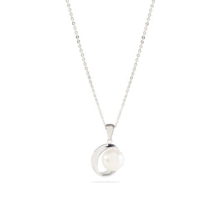 Collana Fabiani in oro bianco 9Kt con perla - Fabiani Gioiellerie