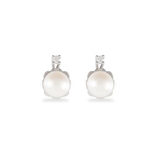 Orecchini Fabiani con perla naturale e diamante - Fabiani Gioiellerie