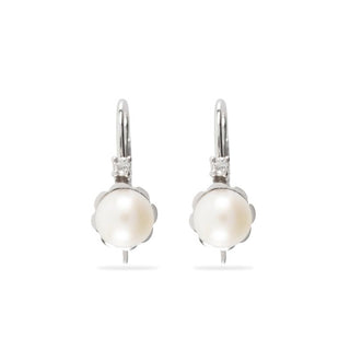 Orecchini Fabiani con perla naturale e diamanti - Fabiani Gioiellerie