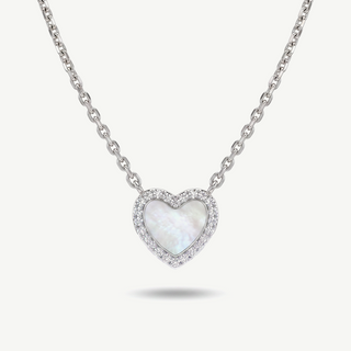 Collana con Cuore di Madreperla