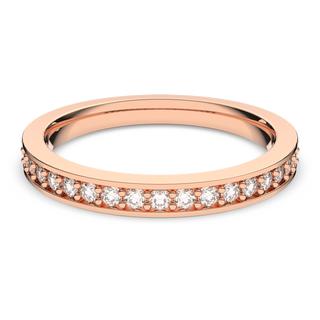 Anello Matrix, Bianco, Placcato color oro rosa