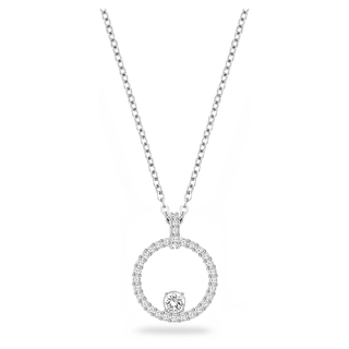 Pendente Creativity, Bianco, Placcato rodio