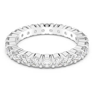 Anello Matrix Vittore, Bianco, Placcato rodio