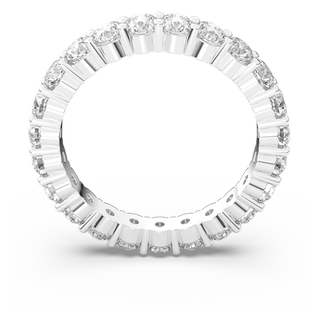 Anello Matrix Vittore, Bianco, Placcato rodio