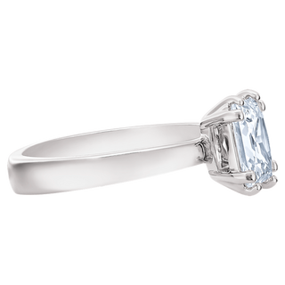 Anello Stilla Attract, Taglio squadrato, Bianco, Placcato rodio