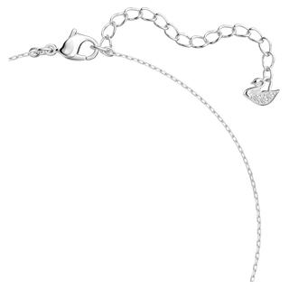 Pendente Stilla Attract, Taglio Round, Bianco, Placcato rodio