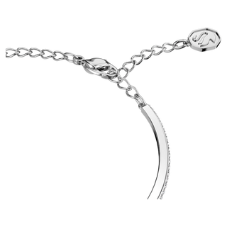 Bracciale rigido Millenia, Taglio ottagonale, Pavé, Blu, Placcato rodio