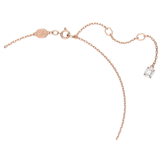 Pendente Constella, Taglio Round, Bianco, Placcato color oro rosa