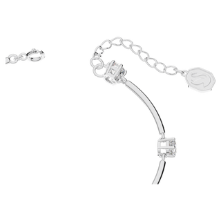 Bracciale rigido Constella, Taglio Round, Bianco, Placcato rodio