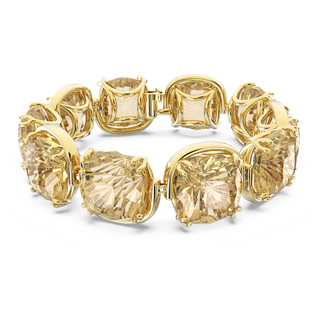 Braccialetto Harmonia, Taglio Cushion, Tono dorato, Placcato color oro