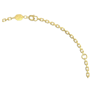 Pendente Dextera, Forma ottagonale, Medio, Bianco, Placcato color oro