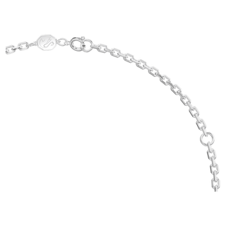 Pendente Dextera, Forma ottagonale, Medio, Bianco, Placcato rodio