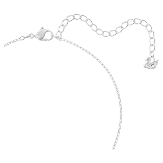 Pendente Eternal Flower, Fiore, Rosa, Placcato rodio