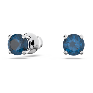 Set Stella, Taglio misto, Stella, Blu, Placcato rodio