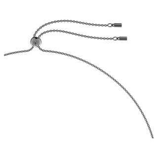 Pendente Dextera, Forma ottagonale, Piccolo, Nero, Placcato rutenio