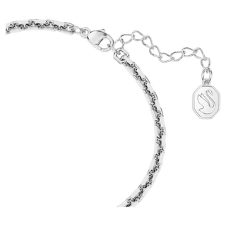 Braccialetto Volta, Cuore, Bianco, Placcato rodio