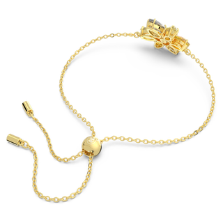 Braccialetto Gema, Taglio misto, Fiore, Giallo, Placcato color oro