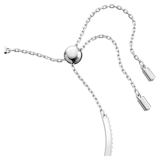 Bracciale rigido Swan, Cigno, Blu, Placcato rodio