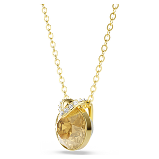 Pendente Bella V, Taglio Round, Tono dorato, Placcato color oro