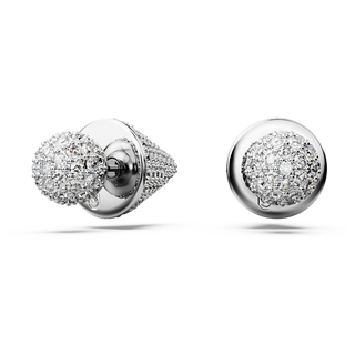 Orecchini a lobo Sublima, Luna, Bianchi, Placcato rodio