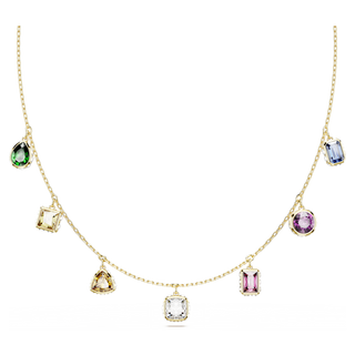 Collana Stilla, Taglio misto, Multicolore, Placcato color oro